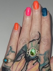Sonoran Turquoise size 8.25 ring – SS 925 – handmade – cigar band style
