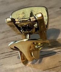 22 K Gold Dipped Pewter Chair Lapel Pin Charm Pendant Jim Clift Made In USA