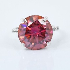 RARE 6Ct Certified Pink Diamond Solitaire Ring- Great Shine! Free Tariffs.