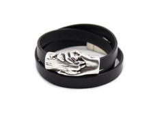 Hand & Paw – Handcrafted – Triple Wrap Bracelets – 100% of SALE BENEFITS RESCUE