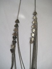 J.Jill Layered Chain Necklace NWT and Box Antique Silver
