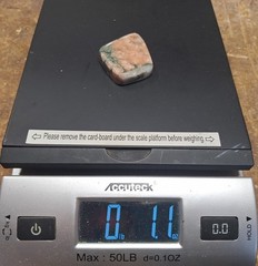 Unique Michigan Pink And White Calcite Freeform Pendant – Keweenaw Lava Rock
