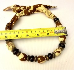 Elewana Africa Shanga Handmade Choker Beaded With Scarf New With Tag Vtg