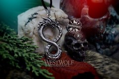Dragon Infinity Knot Pendant – Ouroboros – Viking Jormungandr – Midgard – Norse