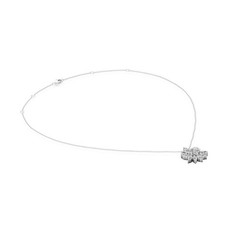 1.75 Ct Marquise Cut Diamond Pendant Necklace VS1 D-F White Gold 14k