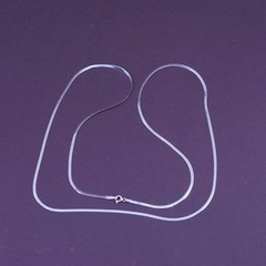 30”, 2mm, vintage Italian Sterling silver herringbone chain, 925 necklace