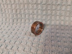 2005 Kennedy Half Dollars size 9 coin ring handmade mixed metals