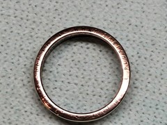 JOHN ADAMS – Size 10 Presidential Dollar Coin Ring