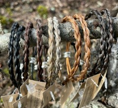 Single Spiral Braided Horse Hair Bracelets – Adjustable Cowboy Collectibles