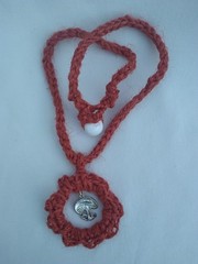 Surfer Hemp Mushroom NECKLACE 20″ Unisex Macrame Boho Hippie US Seller New