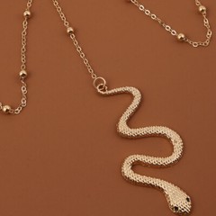 Slithering Snake Charm Pendant and Body Chain