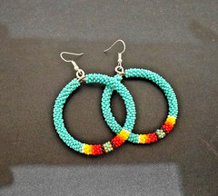Handmade Seed Bead Fringe Earrings – Long Tassel Beaded Jewelry for Women