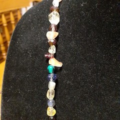 Handmade Gemstone, Crystal, and Glass Bead Necklace