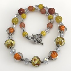Artisan Handcrafted Art Deco Lampwork Glass Jewelry #3