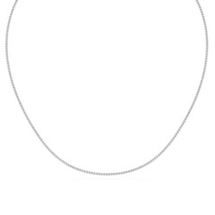 2.85 Ct Round Cut Diamond Tennis Necklace VS1 D-F White Gold 14k