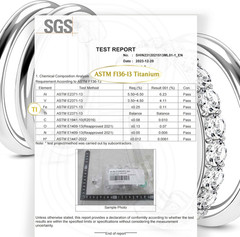 G23 Titanium Cartilage Earring Hoop Stacked Clicker 16G CZ Double/Triple Septum
