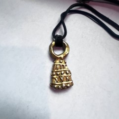 vermeil amulet Pendant Necklace handmade sterling silver Sara samoiloff NYC