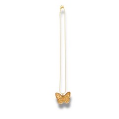 Necklace – PERSONALIZED Butterfly – Snake and Cable Link chains – Birch