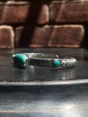Kingman Turquoise Free Spirit Bracelet | Sterling Silver G425