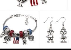 Classic Digs Presents Rooted In Freedom Custom Charm Bracelet Stainless Steel
