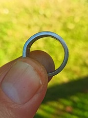 Vintage Handmade Stainless Steel Spoon Ring Size 6.0