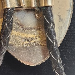 Alpaca Mexico Silver & Turquoise Bear Paw Bolo Tie