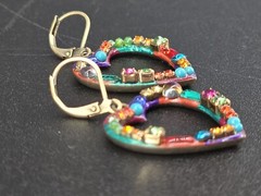Michal Golan Heart Earrings