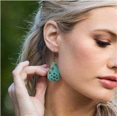 Copper Patina Earrings