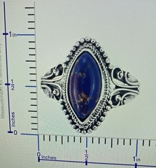 BALI LEGACY Mojave Purple Turquoise Ring size 7 in Sterling Silver 4.75 ctw