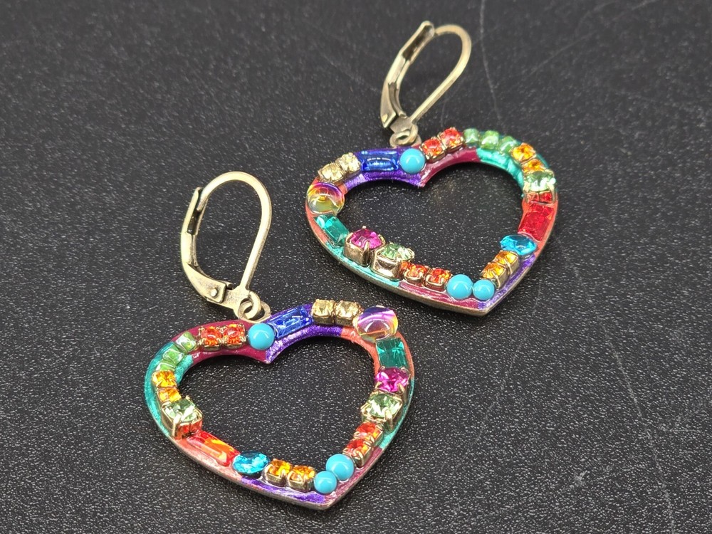 Michal Golan Heart Earrings