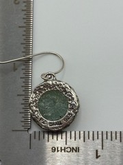 Or Paz Sterling Silver Roman Glass Dangle Earrings Israel