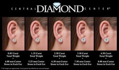 Rose Gold Plated Sterling Silver Round Halo Stud Earrings With 4.5 CTTW Zirconia