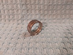 2005 90% Silver Kennedy Half Dollars size 10 coin ring handmade #2