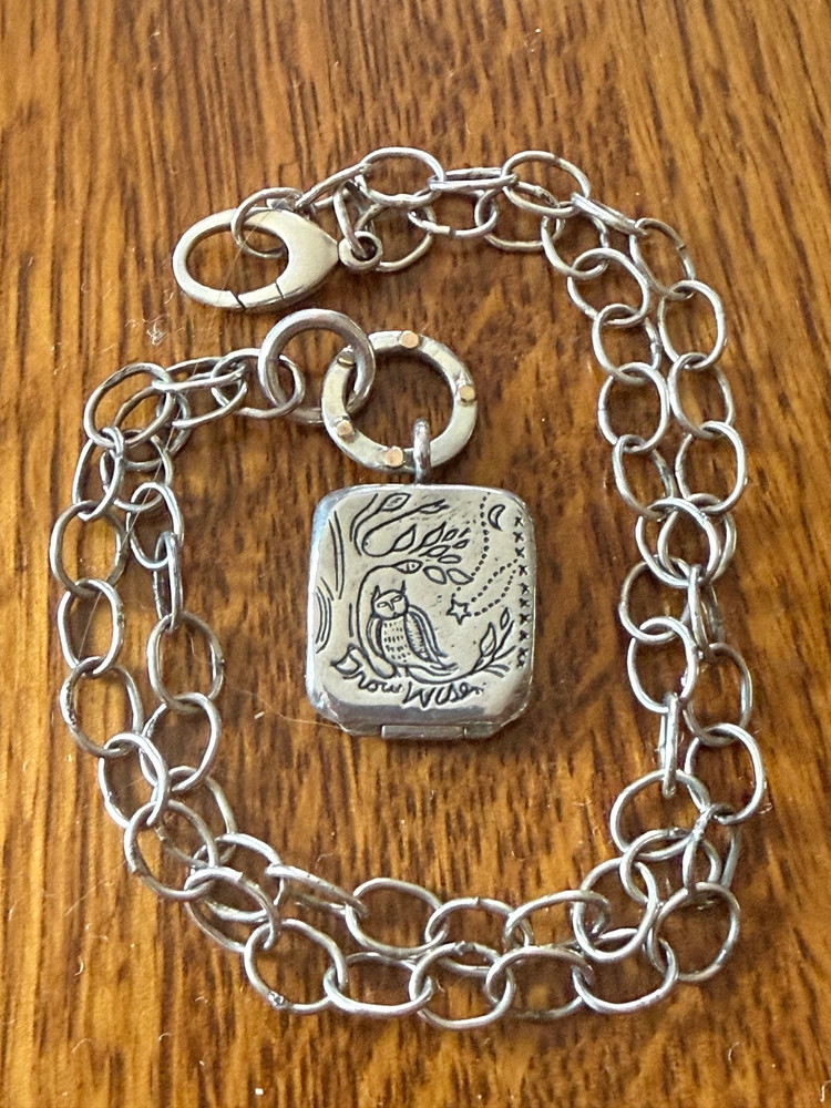 Jes MaHarry / Sundance Catalog Owl Locket Necklace