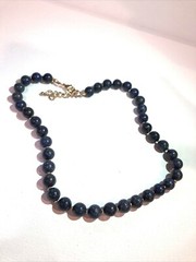 lapis lazuli Bead necklace 20 Inches Long