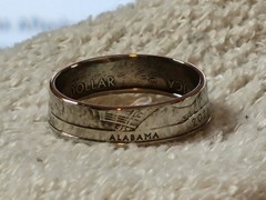 TUSKEGEE AIRMEN, AL. – Size 10 State Quarter Coin Ring