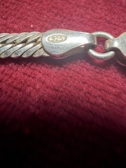 2 VTG 900 Silver Egyptian Pendants Eye of Horus & Ankh Ancient Egypt w/Necklace