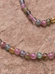 100 Ct Pastel Color Real Tourmaline Stretch Necklace Bracelet or Jewelry Making