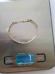 hand made wire bracelet