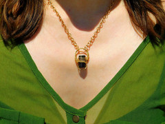 Natural Green Tourmaline Crystal Pendant Necklace for Energy Protection Love