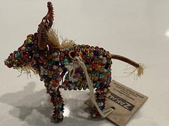 NEW – ZAKALE – Beaded Buffalo – Hand Made Figurine or Ornanment – NWT