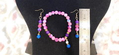 Handmade Bracelet/Earring Set by North Star Jewelry and More
