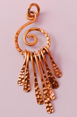 1 Pc Pure Copper Healing Circle Pendant Locket, Jewelry Spiritual Kriya