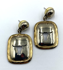 Texas Lone Star State Pendant & Texas Longhorn Earrings 2 Pair