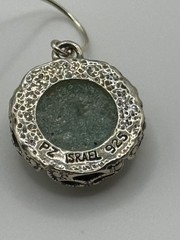 Or Paz Sterling Silver Roman Glass Dangle Earrings Israel