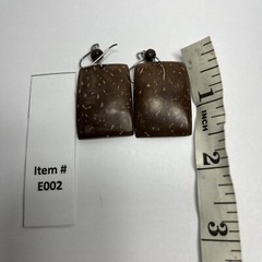 HOMEMADE EARRINGS Made in La Miskitia, Honduras by Disabled Honduran Diver) E002