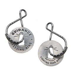 Guidance Blessing Ring Charm, Pewter | Lighting Your Way | Lighthouse