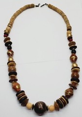 Vintage Estate Find Old Tribal Necklace Very Cool(22)