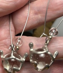 Glass Marble Earrings Love The World Hugging The Earth Globe Love Is Love