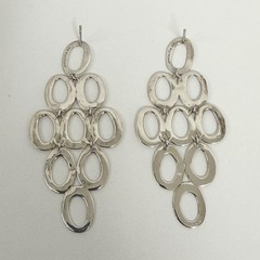 Ippolita Classico Sterling Cascade Earrings Open Oval Shape For Pierced Ears